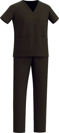 Ensemble Mixte — Tunique + Pantalon — Noir