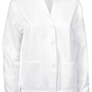 Gilet Medical Marie — Cardigan Passe-Couloir — Blanche