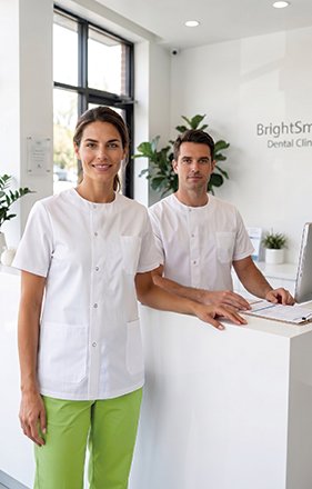 Broderie personnalisee sur uniforme medical