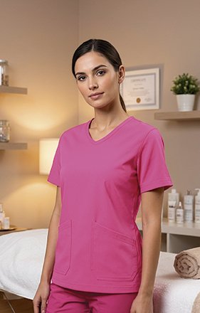 Tunique medicale stretch microfibre
