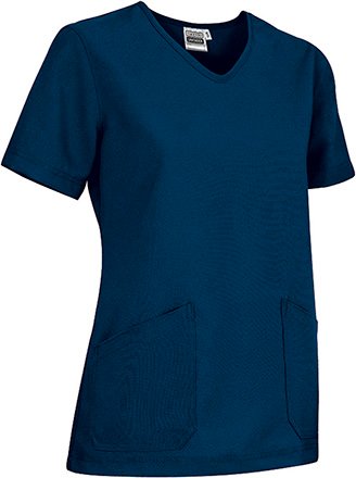 tunique-sarah-marine-femme-microfibre Tunique Fluide Sarah — Microfibre — Marine